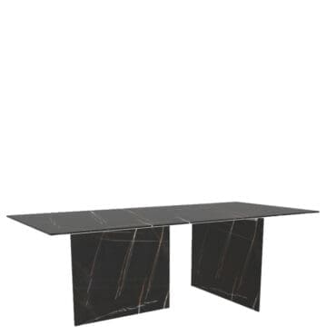 Lago Tavolo rettangolare Stratum 220x100 Sahara Noir Longho Design Palermo