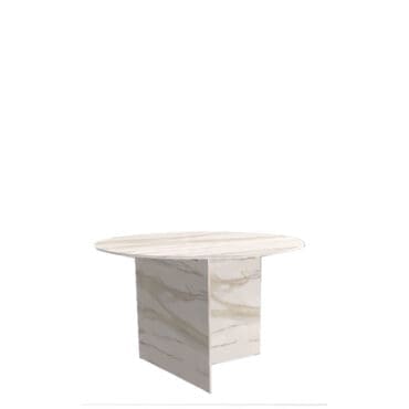 Lago Tavolo rotondo Stratum d120 Calacatta Gold Longho Design Palermo