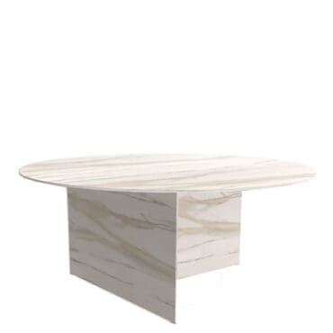 Lago Tavolo rotondo Stratum d180 Calacatta Gold Longho Design Palermo