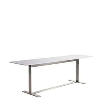 B&B Italia - Consolle Eileen L190 struttura cromata piano lucido