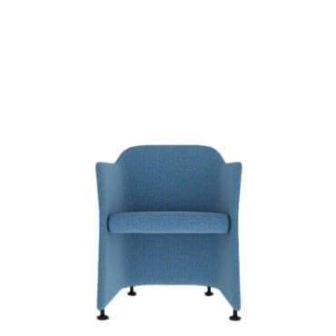 Cappellini - Sedia San Siro rivestimento tessuto Cat A azzurro