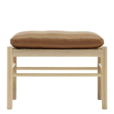 Carl Hansen & Søn - Poggiapiedi OW149F Coloniale rovere sapone pelle