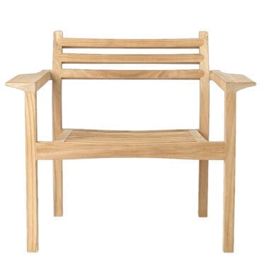 Carl Hansen & Søn - Poltrona lounge AH601 outdoor teak non trattato