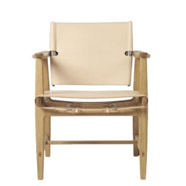 Carl Hansen & Søn - Sedia BM1106 Hunting rovere olio cuoio naturale