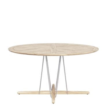 Carl Hansen & Søn - Tavolo E020 Embrace outdoor d140 teak non trattato