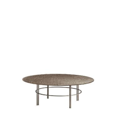 Fiam - Tavolino Cristaline d110 piano vetro fuso retroverniciato