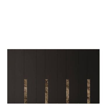 Lago Armadio Key a 5 ante laccato castagno vetro XGlass lucido Emperador Longho Design Palermo