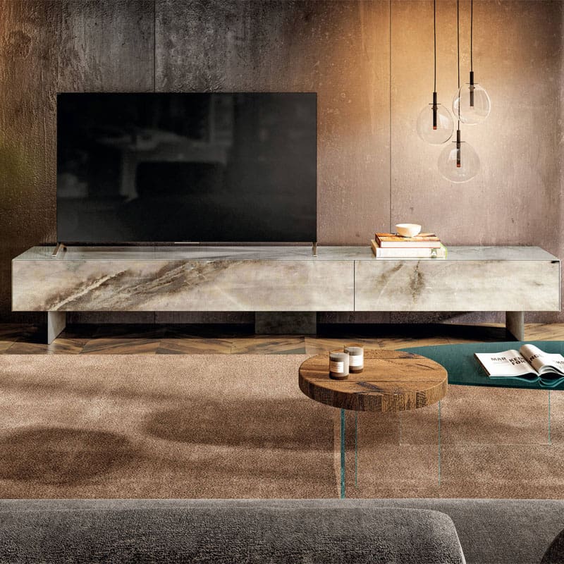 Lago Mobile TV Materia 1048D Alabastro Longho Design Palermo