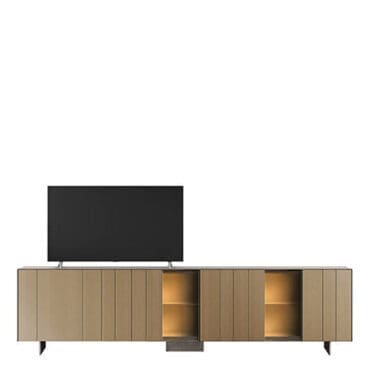 Lago Mobile TV N.O.W. 2117 vetro lucido Tundra Longho Design Palermo