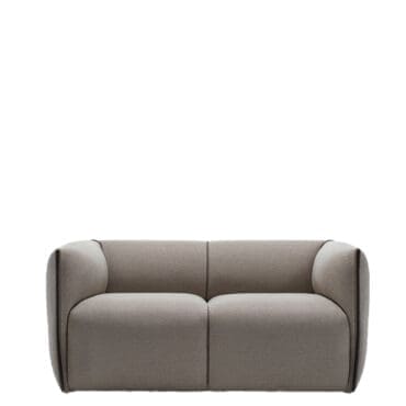 Mdf Italia – Divano 2 posti extra Mia profilo a contrasto