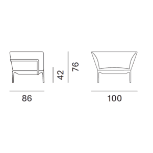 MDF Italia Poltrona Yale Longho Design Palermo