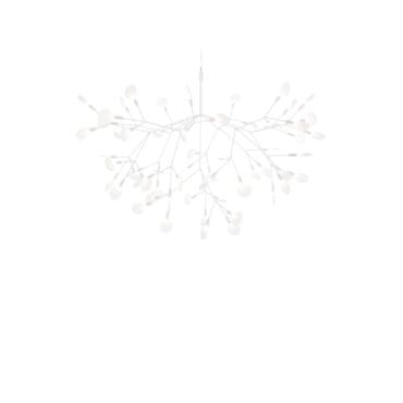 Moooi - Lampada a sospensione Heracleum III Suspended large white