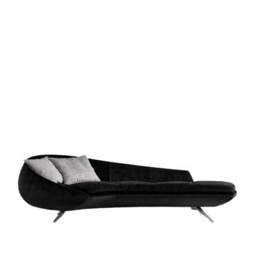 Désirée Divano Boè rivestito in pelle o tessuto longho design palermo