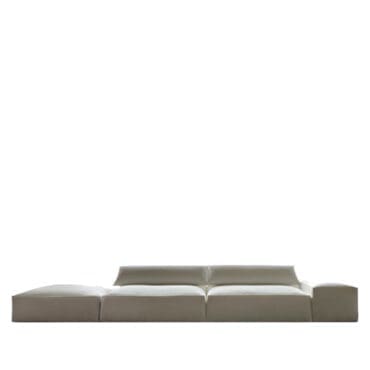 Désirée Divano modulare Freemood rivestito in pelle o tessuto longho design palermo