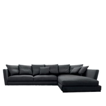 Désirée Divano modulare Lov Elegance rivestito in pelle o tessuto longho design palermo