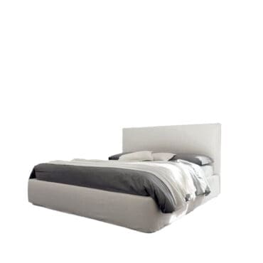 Désirée - Letto matrimoniale Blo 118 rivestito in tessuto o pelle