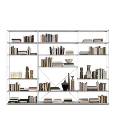 Désirée - Libreria Image struttura e ripiani metallo