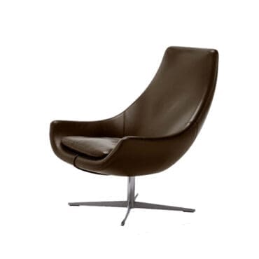 Désirée - Poltrona Ego rivestita in pelle o tessuto