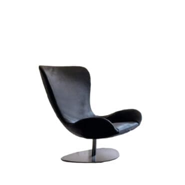 Désirée Poltrona Wing rivestita in pelle o tessuto longho design palermo