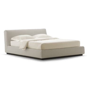 Flou - Letto matrimoniale Gentleman Testata bassa base doghe regolabili