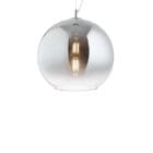 Ideal-lux - Lampada a sospensione Nemo Sp1 d40 cromo sfumato Longho Design Palermo