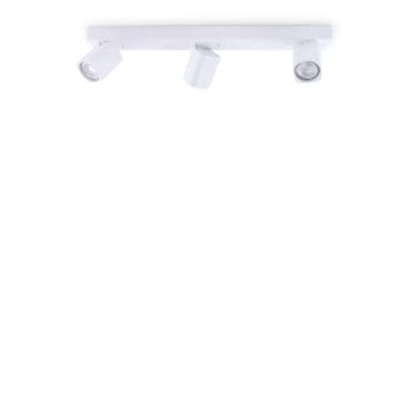 Ideal-lux- Lampada da soffitto Rudy PL3 square Bianca