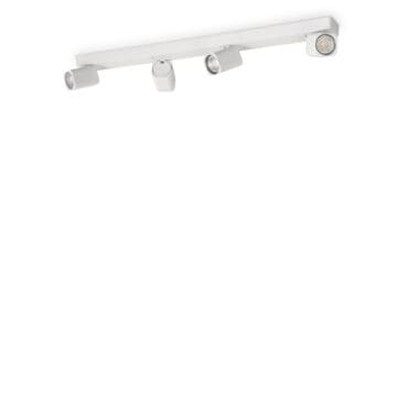 Ideal-lux - Lampada da soffitto Rudy PL4 square bianco Longho Design Palermo