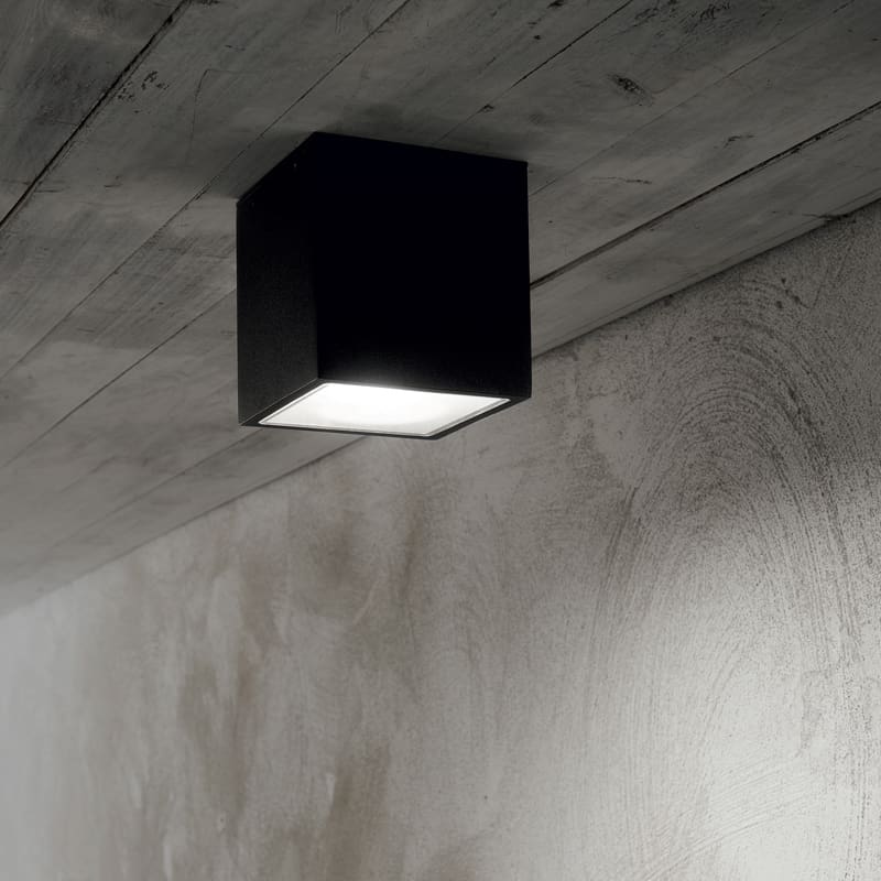 Ideal-lux - Lampada da soffitto Techo PL1 small nero 1 Longho Design Palermo