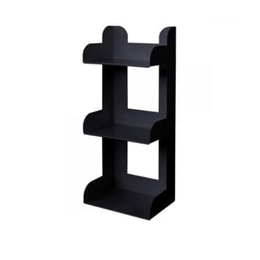 Rexite Libreria da parete Venezia 3 ripiani nera longho design palermo
