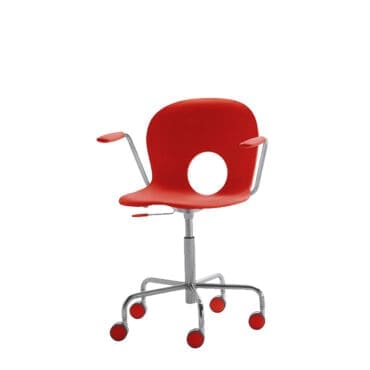 Rexite - Poltroncina girevole Olivia rosso