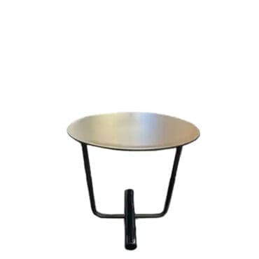 Zanotta - Tavolino 627 Toto Piano Cuoio Fango h50