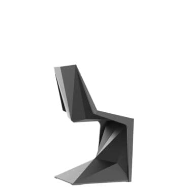 Vondom - Sedia Voxel nera basic set da 4 Pz