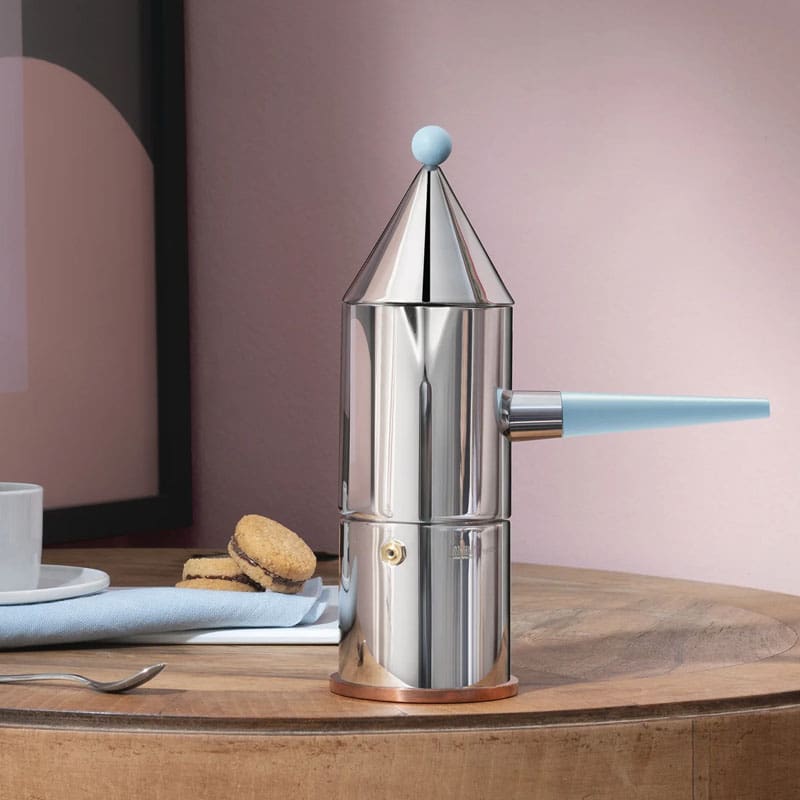 Alessi Caffettiera Espresso La conica manico lungo 3 tazze 1 Longho Design Palermo