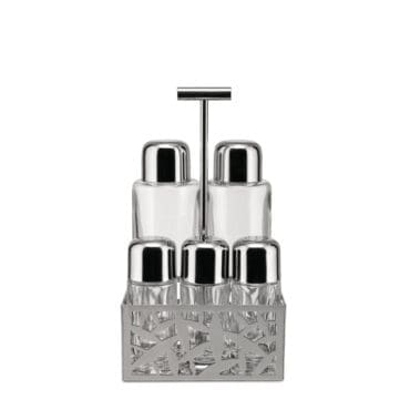 Alessi - Servizio per olio aceto sale e pepe Cactus