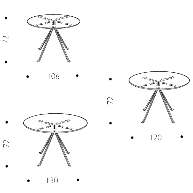 Driade Tavolo rotondo Cugino LONGHO Design Concept Store