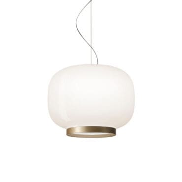 Foscarini Lampada a sospensione Chouchin 1 Reverse bianco oro Longho Design Palermo