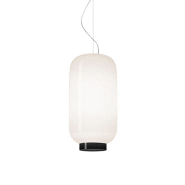 Foscarini Lampada a sospensione Chouchin 2 Reverse bianco nero Longho Design Palermo