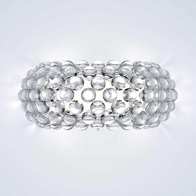 Foscarini Lampada da parete Caboche Plus media trasparente 1 Longho Design Palermo