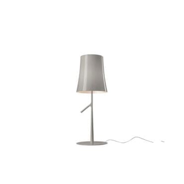 Foscarini - Lampada da tavolo Birdie piccola grigio on off