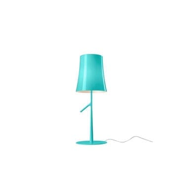 Foscarini - Lampada da tavolo Birdie piccola verde acqua on off