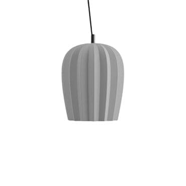 Karman Lampada a sospensione Sahara SE669KG INT ceramica grigia longho design palermo