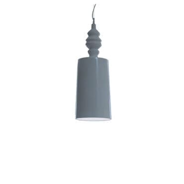 Karman - Lampada a sospensione Alì e Babà d35 SE617BC ceramica bianca lucida