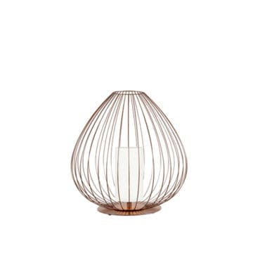 Karman - Lampada da tavolo Cell d57 inox bronzo lucido outdoor
