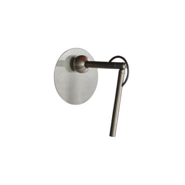 Oluce - Lampada da parete Calamaio nickel nero satinato