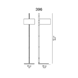 Oluce Lampada da terra Parallel 396 Longho Design Palermo