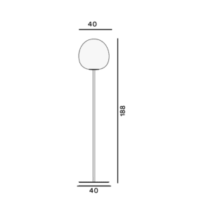  Foscarini - Lampada da terra Rituals XL bianco 