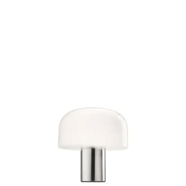 Flos – Lampada da tavolo Bellhop Glass T bright aluminum