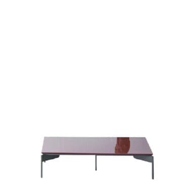 LEMA - Tavolino Cruise piano quadrato 120x120 vetro laccato