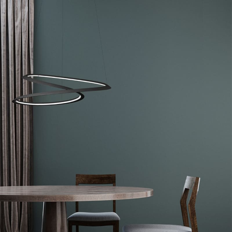 Nemo Lampada a sospensione Kepler Petite black 2 Longho Design Palermo