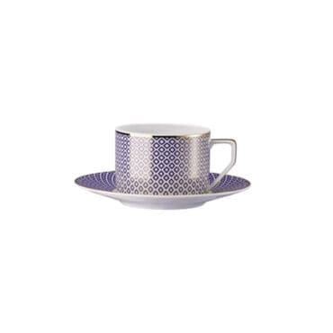 Rosenthal - Tazza da espresso Francis Carreau Bleu con piattino